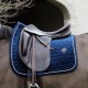 Kentucky Horsewear Tapis de Dressage Basic Velvet - Bleu Marine