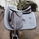 Kentucky Horsewear Tapis de Dressage Basic Velvet - Gris