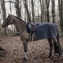Kentucky Horsewear Couvre-Reins Carré Heavy Fleece - Gris