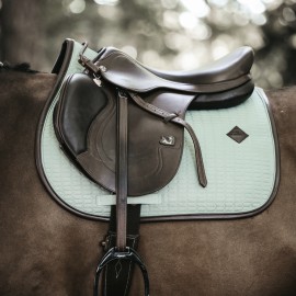 Kentucky Horsewear - Tapis de CSO Color Edition Cuir - Menthe